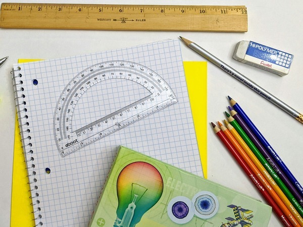 A picture of school equipment
